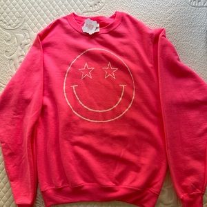 Sassy shortcake, size small, pink crewneck sweatshirt